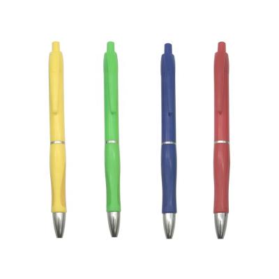 China STASUN Plastic Ball Pen Hot Sale High Quality Colorful Soft Grip Ballpoint Pen Colorful Custom Printing Retractable Pen for sale