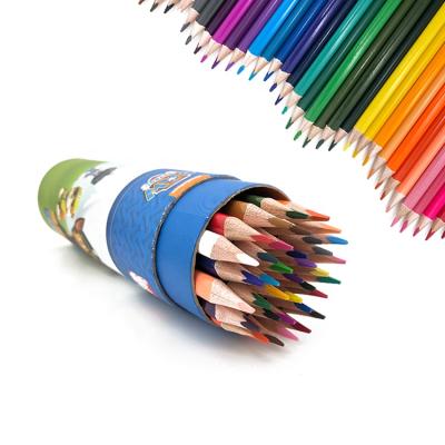 China High Quality Student Drawing Pencil Stasun Stationery Drawing and Sketching Wooden Sharpened Colorful Pencil Set for sale