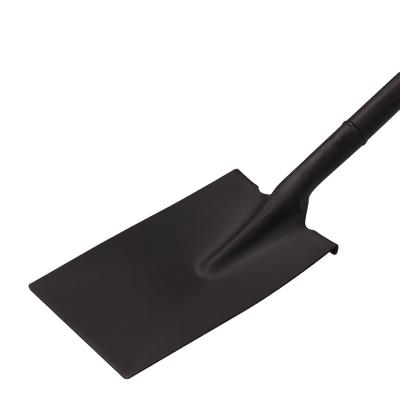 China High Quality Steeldigging Shovel Metal Agriculture Scooping Black Garden Shovel With Steel Handle for sale