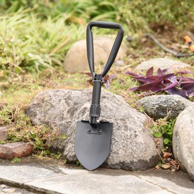 China Durable Wholesale Multifunctional Outdoor Carbon Camping Garden Tool Shovel Foldable Shovel for sale