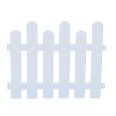 China Modern Competitive Classic Ornamental Garden Border Decorative Plastic Coated White Color Wood Fence Fence for sale