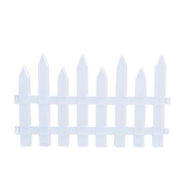 China Modern Removable White Outdoor Christmas Plastic Nursery Garden Decorative Vegetable Garden Fence for sale