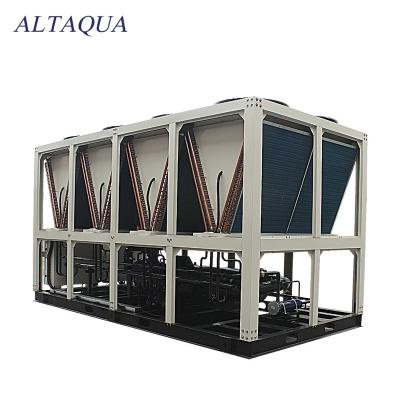 China 100 ton hanbell screw compressor hotels Altaqua air cooled industrial refrigerator for sale