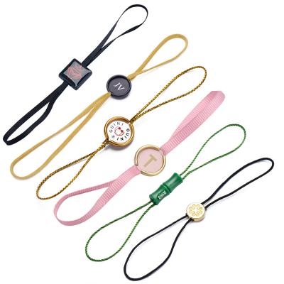 China China factory supply washable hanger tag custom plastic string hanger tag for clothes for sale