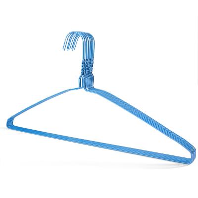 China Wholesale Casual Dry Cleaner Clothes Bulk Wire Hangers Disposable Laundry Metal Hanger for sale