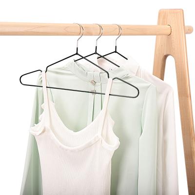 China Wholesale Casual Non Slip PVC Coated Laundry Metal Wire Coat Hanger for sale