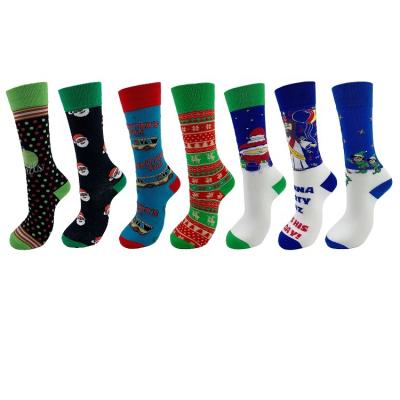 China QUICK DRY Multi Designed Christmas Socks High Quality Gift 100%cotton Socks for sale