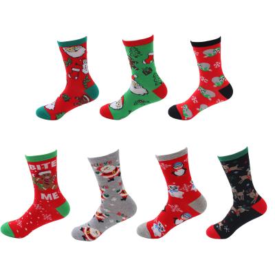 China 2020 New Year QUICK DRY Christmas Socks Cute Funny Women Cotton Calcetines Socks for sale