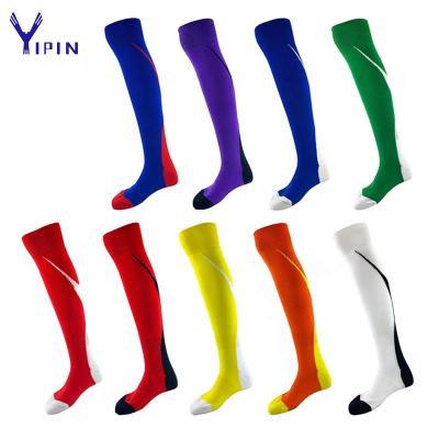 China Wholesale Custom Breathable Over The Knee High Elasticity Sport Compression Soccer Football Socks For Men for sale