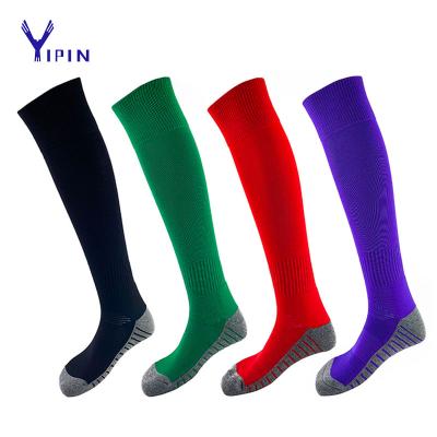 China Wholesale Breathable Over The Knee Compression Cotton Non-slip Foot Soccer Socks For Football for sale