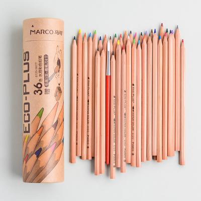 China Professional colored pencils set 24/36/48/72color oil hi-quality corporate water soluble highly pigmented wooden pencils for sale