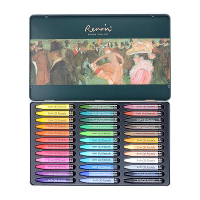 China Marco Renoir Water Soluble Oil Pastels Crayons Colored Chalks Art Materials Professional Designers Painting Gift Set 360005C for sale