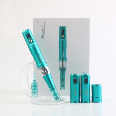 China Newest 11/16/24/36/42/Nano Anti-Puffiness Micro-needle 6 Speed ​​Levels 15000rpm Wireless/Wired LED Display A6S Derma Pen With 10pcs Cartridges for sale