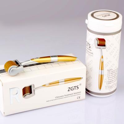 China Free Shipping Titanium Anti-Puffiness Needles Face Care Tools CE Certificate Proved ZGTS 192 Derma Roller for sale