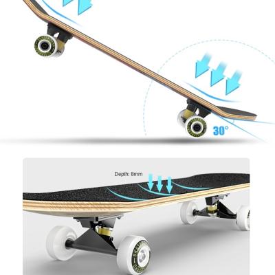 China Youth Pro Complete Skateboard 31 9 Layers Maple Wood Skateboard Deck For Extreme Sports And Outdoors for sale