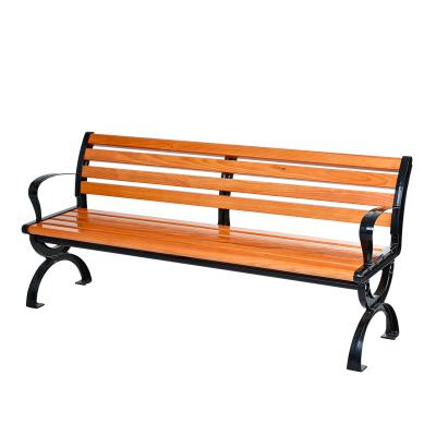 China Solid Wood Plastic Plastic Stool Community Place Rest Stool Wooden Balcony Chair Park Weather Furniture Chair Outdoor Outdoor Bench Anti Corrosion for sale