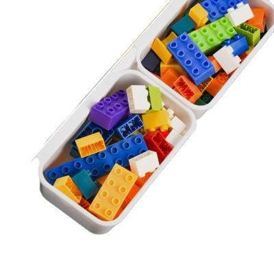 China Construction Toy Plastic 3d kids toy set multifunctional building block study desk bestbaby for sale