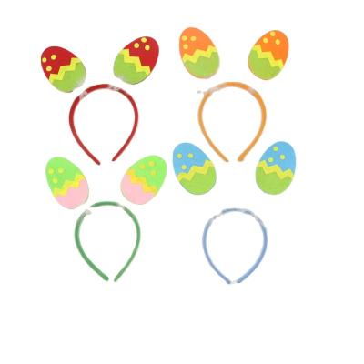 China Newest Eco-friendly Easter Egg Headwear Creative Easter Day Headband Party Decoration Supplies For Baby for sale