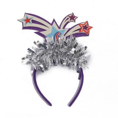 China Hairbands Stars Headband Glitter Stars Crowns Gifts Costumed Stars Hairband Headpiece Shiny Birthday Headband for sale