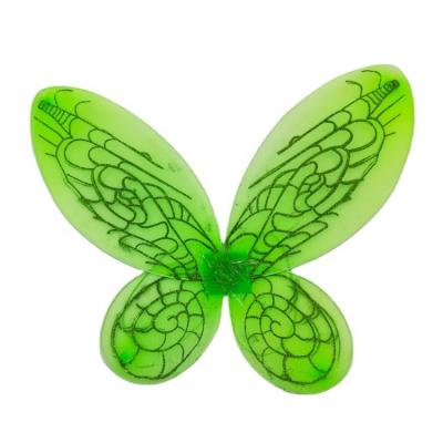 China Party Props Halloween Cosplay Party Flies Costume For Kids Girls Fairy Tale Green Princess Pretend Play Dress Up Fairy Butterfly Wings for sale