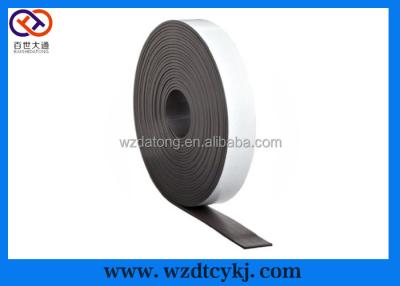 China Industrial Magnet Flexible Magnet Strip with Self Adhesive for Fridge for sale