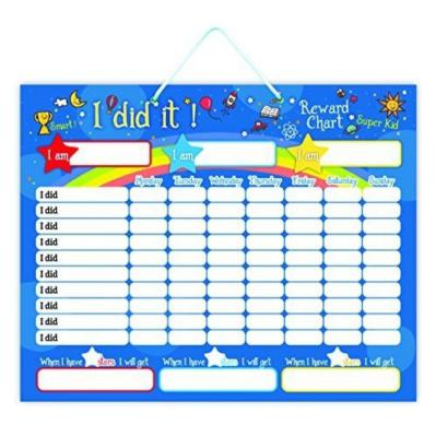 China Decoration Reward Star Responsibility Magnetic Chart for 3 Kids for sale