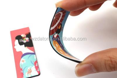 China Japan custom magnetic bookmark/magnet bookmark/folding magnetic bookmark for sale