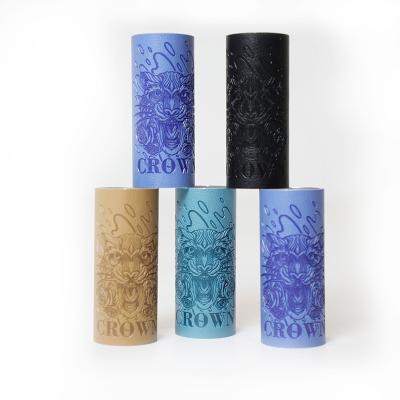 China Waterproof Creative Drawing Engraving Carving Leather Sticker Tiger Animal Label Logo Label Sticker Printing Self Adhesive Roll for sale