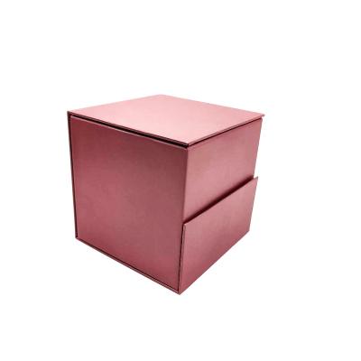 China Recycled Materials Lace Folders Box Custom Logo For Cosmetic Recycle Package Folder Boxes Packaging Paper Box Wholesale for sale