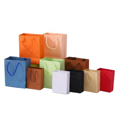 China Recycled Materials Customize Design Kraft Paper Fancy Shopping Paper Bag Printing Custom Item Weather Gsm Craft Gift Industrial OEM Outer Packaging for sale