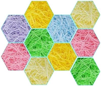 China Waterproof Easter Grass 6 Colors Recyclable Paper Shred for Easter Basket Filler Stuffers, Easter Egg Hunt, Easter Gift. for sale