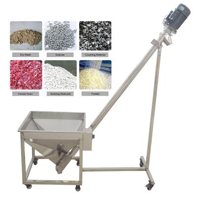 China DMZ Slope Auger Spring Auger Feeder Screw Hopper 1100W Stainless Steel Screw Auger Conveyor Machine Fireproof Industrial for sale