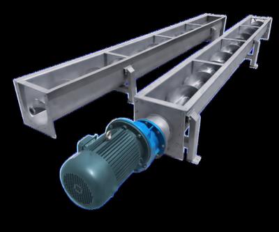 China Building Material Stores Manufacturer Of Stainless Steel Screw Conveyor With Hopper for sale