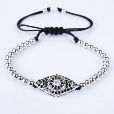 China Online Shopping CLASSIC Mens Stainless Steel Gorgeous Minimalist Crystal Beads For Bracelets Women Bracelet for sale