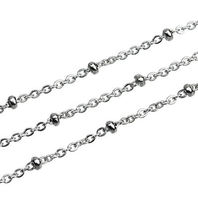 China Good Quality Stainless Steel Roll Bulk Chain For Jewelry Making Stainless Steel Neck Chain for sale