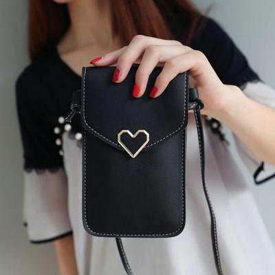 China Fashion Touch Screen Mobile Phone Bag Women Wallet Crossbody Leather Handbag for sale