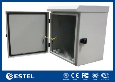 China DIN Rail Pole Mount Weatherproof Enclosure Fans On Top With Temp. Controller for sale