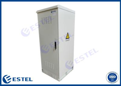 China IP55 32U Rack Outdoor Telecom Cabinet With One Front Door for sale