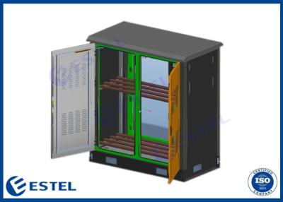 중국 두 칸막이 ISO9001 회색 RAL7035 텔레콤 야외 내각 판매용