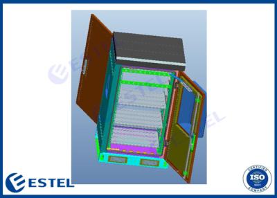 China 19inch gabinete al aire libre de la batería del estante 1200 * 650 * 850m m en venta