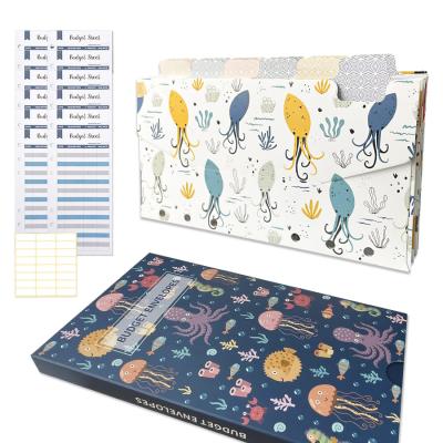 China Custom Reusable Gift Envelope Package Money Budget Planner Envelopes For Cash Savings Wallet Organizer Gifts for sale