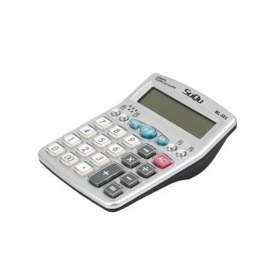 China Multifunctional 12-Digit Battery Power 12 Digit Economic Desktop General Calculator with Voice Function for sale