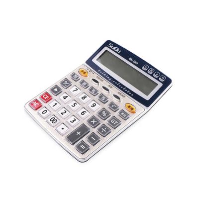 China General Transparent 12-Digit 12 Digit Business Office Talking Button Calculator Electronic for sale