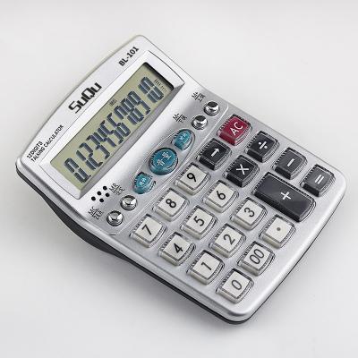 China wholesale 12-digit factory selling voice calculator office school student retail 12 digit talking calculator for sale