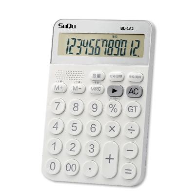 China Hot Selling Calculator 12 Tablet Factory 12-digit Office High Quality Scientific Kawaii Number Digit School Talking Calculator for sale