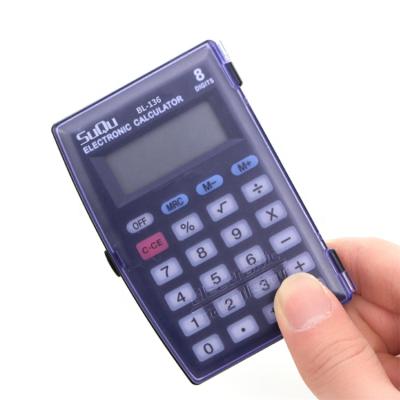 China Wholesale Cheap Price 8 Bit Display 8 Digit Screen LCD Display Portable Powered Calculator for sale