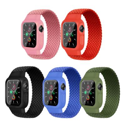 China Breathable Sport Nylon Watch Bands For Apple Watch Band 38mm Solo Loop Correa Smart Watch Nylon Band for sale