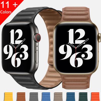 China Unisex Original Leather Watch Strap For Apple Watch Watch Band Strap Leather Replacement for sale