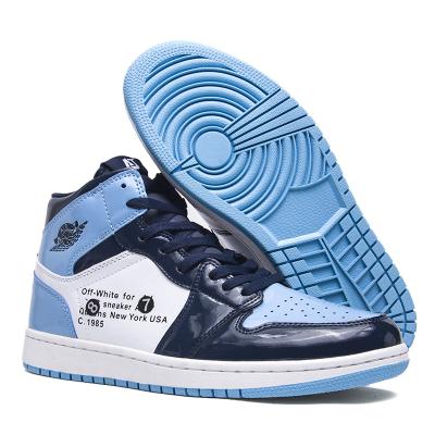 China Retro HIGH END Jordan 1 UNC VERSION PVC High Mid Low All Style 1S Mens Womens Sneakers Fashion Sports Shoes Casual Basketball Shoes for sale