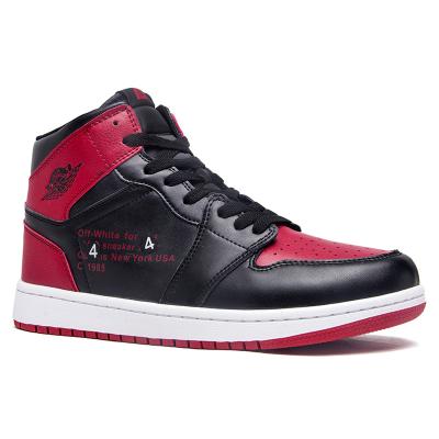 China PVC 1 Retro 1S HIGH END VERSION Jordan Bred Mens Womens Sneakers Fashion Sports Shoes Casual Basketball Shoes for sale